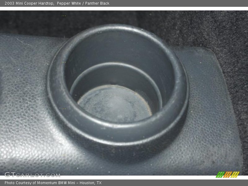 Pepper White / Panther Black 2003 Mini Cooper Hardtop