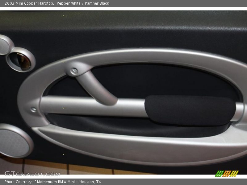 Pepper White / Panther Black 2003 Mini Cooper Hardtop