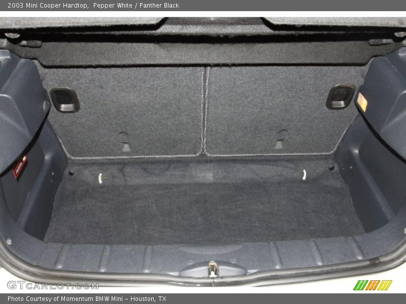 Pepper White / Panther Black 2003 Mini Cooper Hardtop