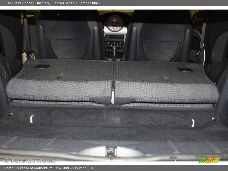 Pepper White / Panther Black 2003 Mini Cooper Hardtop
