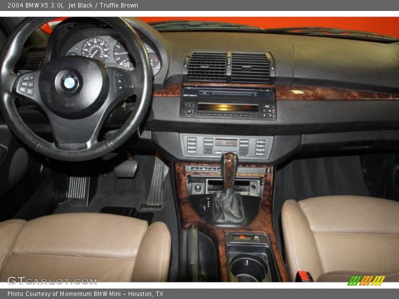 Jet Black / Truffle Brown 2004 BMW X5 3.0i