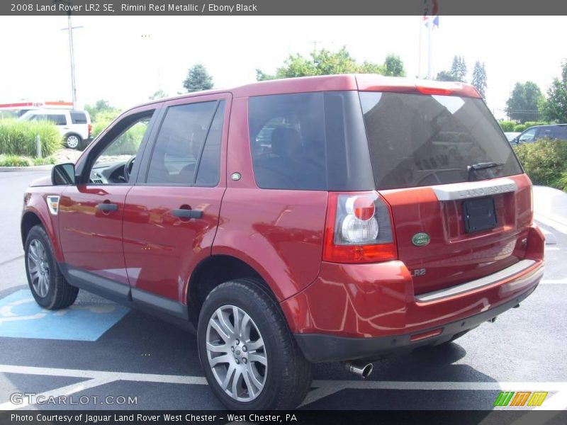 Rimini Red Metallic / Ebony Black 2008 Land Rover LR2 SE