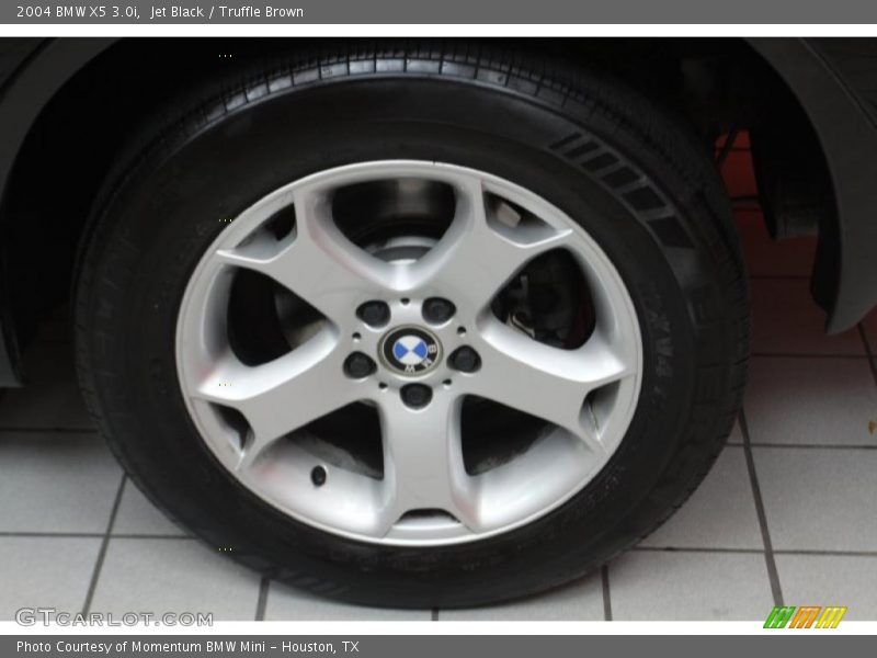 Jet Black / Truffle Brown 2004 BMW X5 3.0i