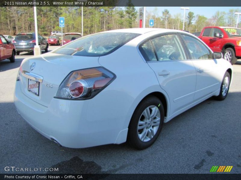 Winter Frost White / Charcoal 2011 Nissan Altima 2.5 S
