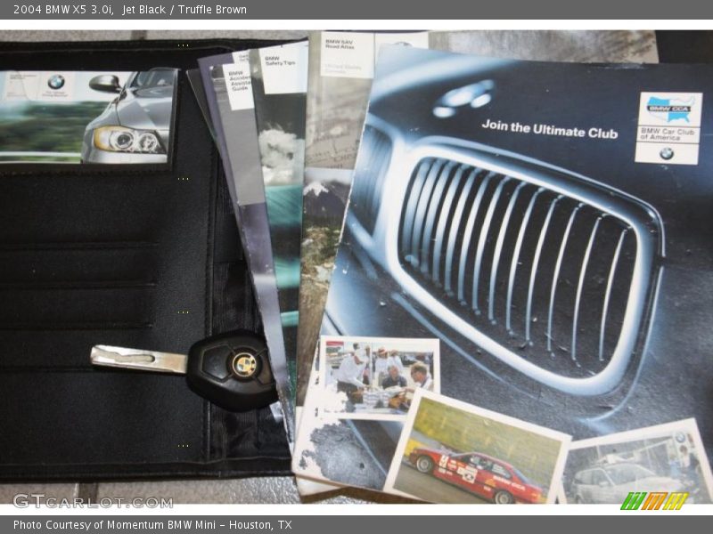 Jet Black / Truffle Brown 2004 BMW X5 3.0i