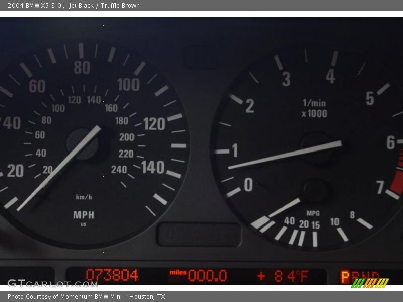 Jet Black / Truffle Brown 2004 BMW X5 3.0i