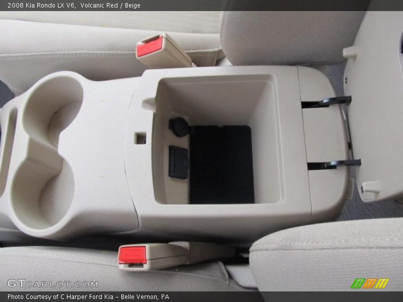Volcanic Red / Beige 2008 Kia Rondo LX V6