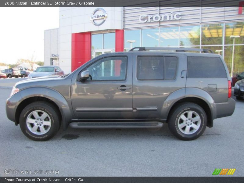 Storm Gray / Graphite 2008 Nissan Pathfinder SE