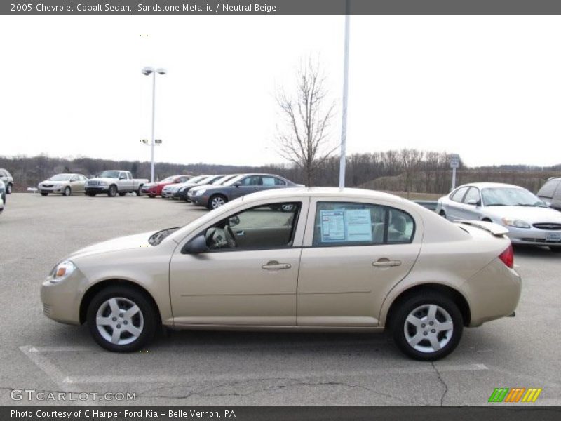 Sandstone Metallic / Neutral Beige 2005 Chevrolet Cobalt Sedan
