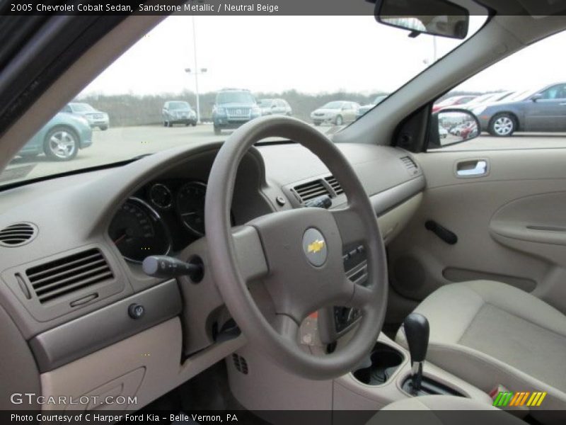 Sandstone Metallic / Neutral Beige 2005 Chevrolet Cobalt Sedan