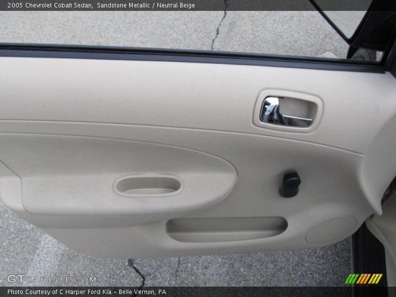 Sandstone Metallic / Neutral Beige 2005 Chevrolet Cobalt Sedan