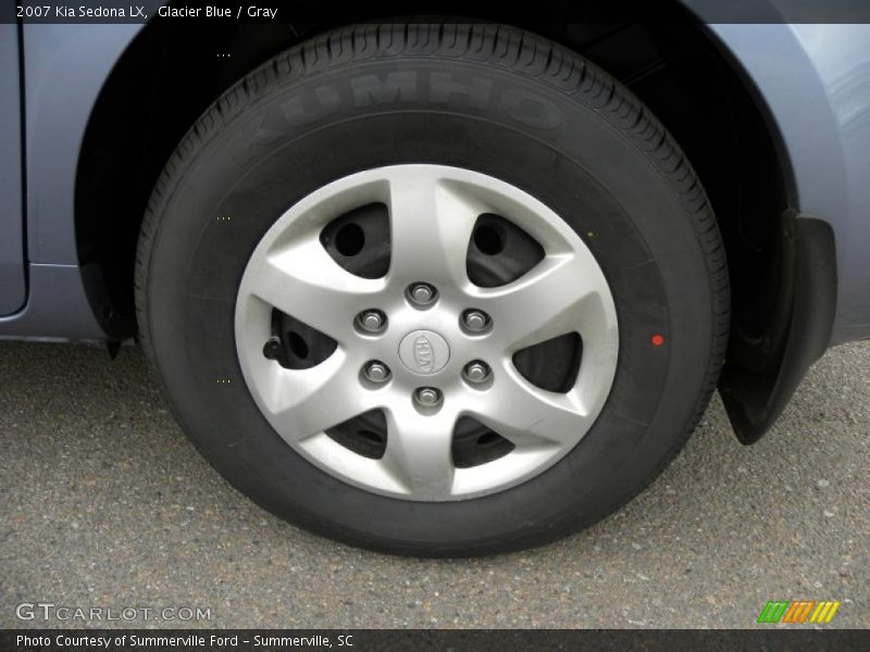 Glacier Blue / Gray 2007 Kia Sedona LX