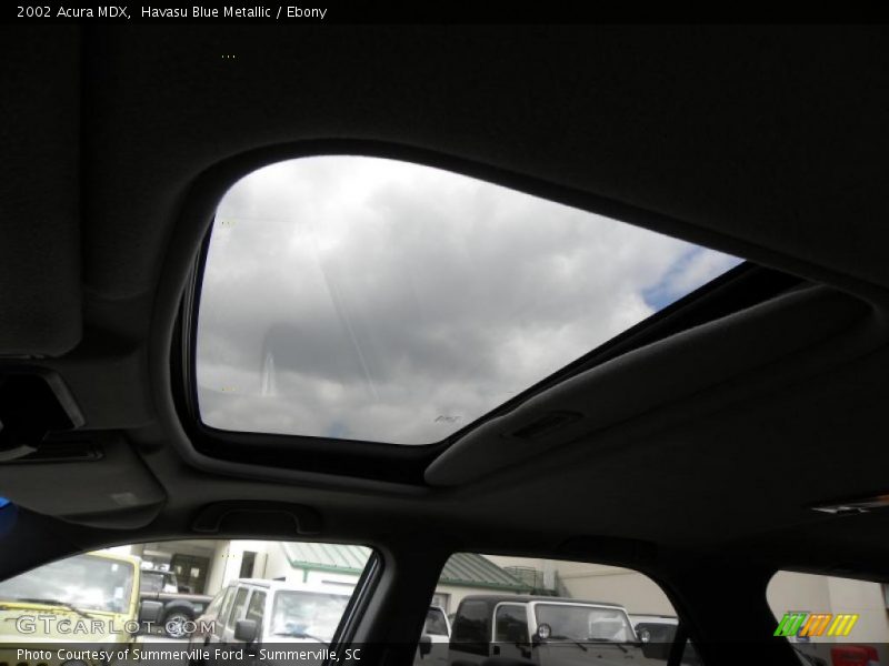 Sunroof of 2002 MDX 