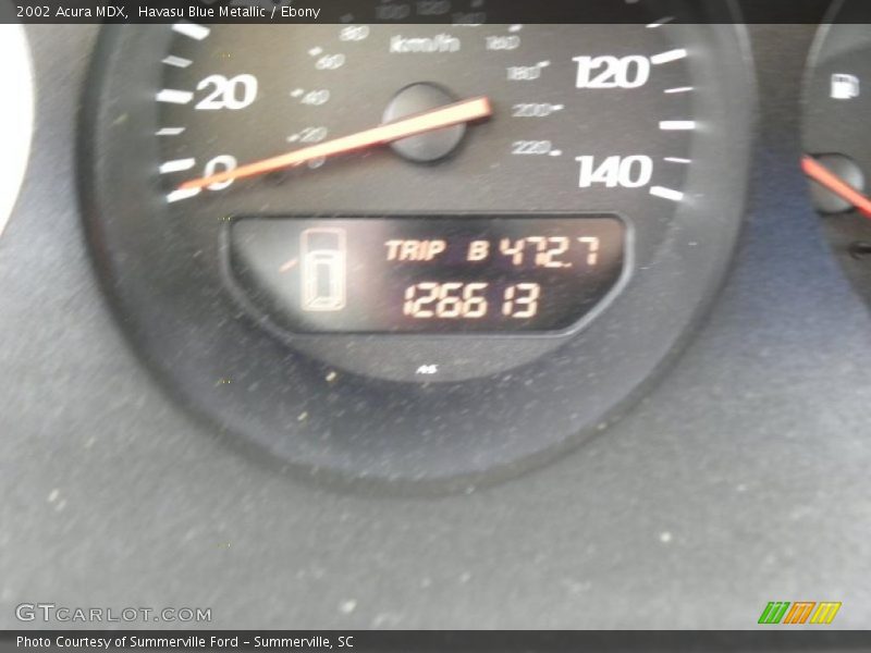 Havasu Blue Metallic / Ebony 2002 Acura MDX