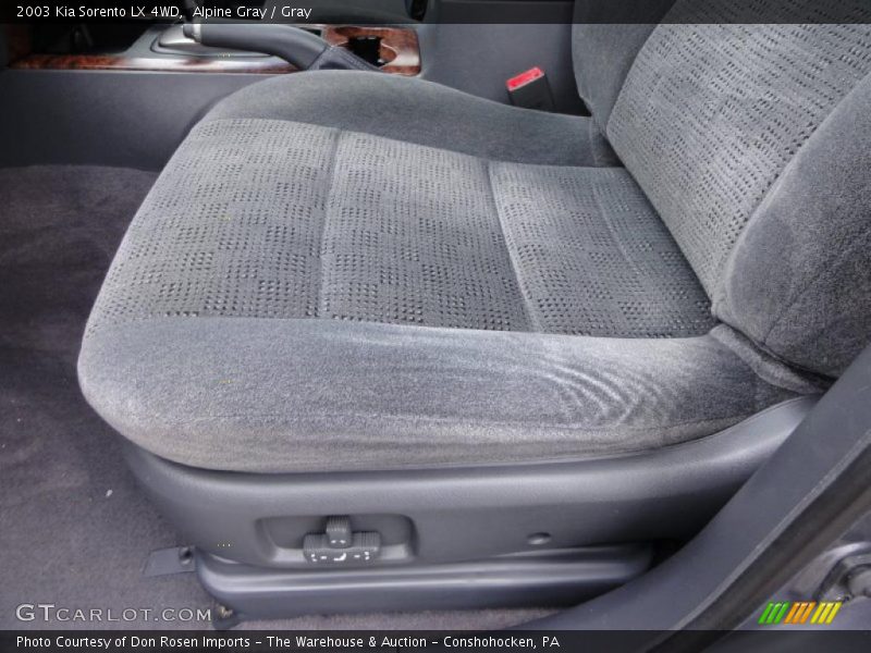 Alpine Gray / Gray 2003 Kia Sorento LX 4WD