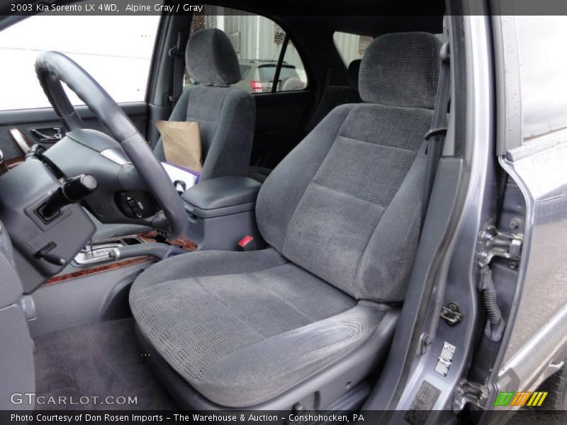  2003 Sorento LX 4WD Gray Interior