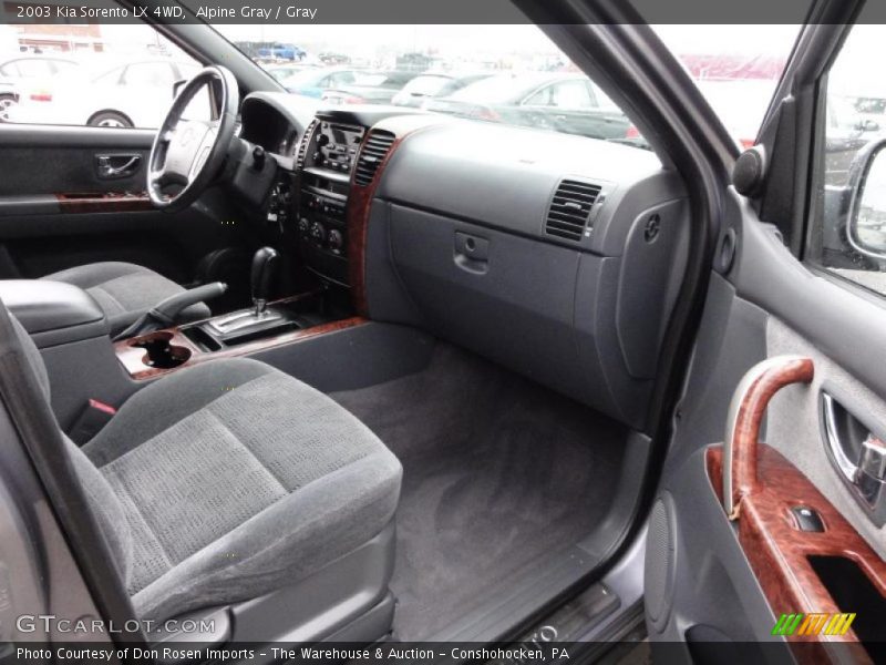  2003 Sorento LX 4WD Gray Interior