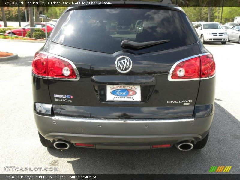 Carbon Black Metallic / Ebony/Ebony 2008 Buick Enclave CX