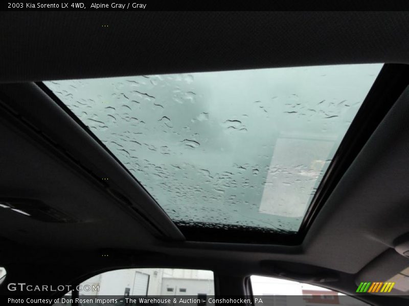Alpine Gray / Gray 2003 Kia Sorento LX 4WD