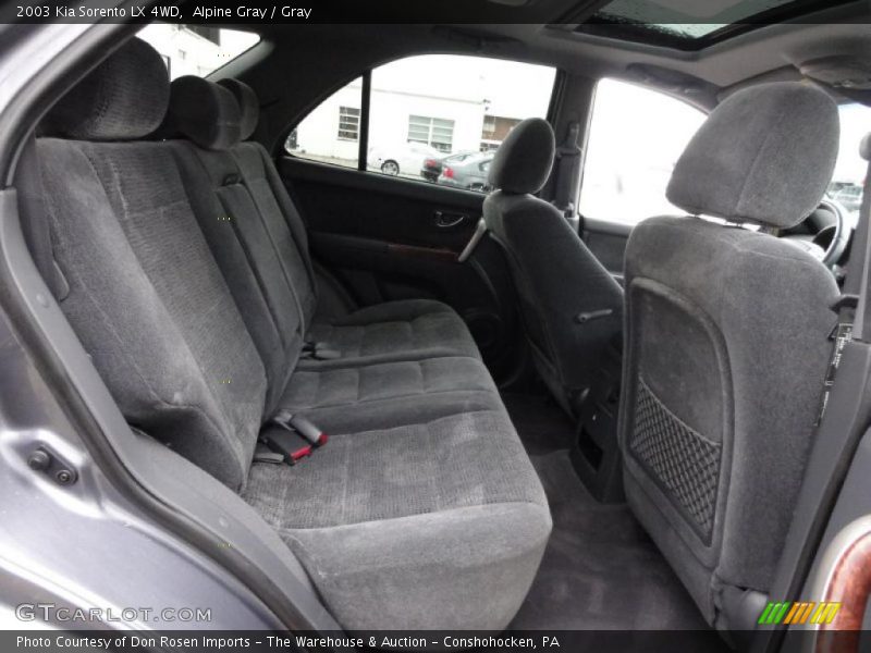  2003 Sorento LX 4WD Gray Interior