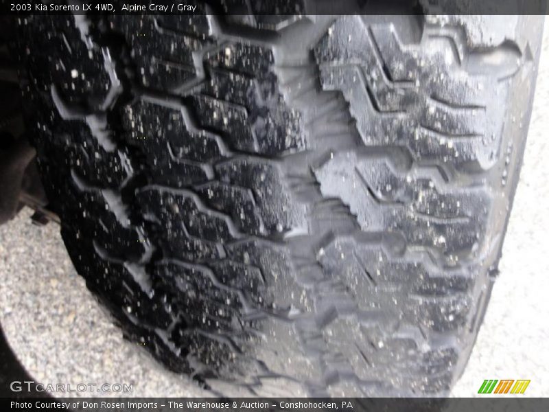 Alpine Gray / Gray 2003 Kia Sorento LX 4WD