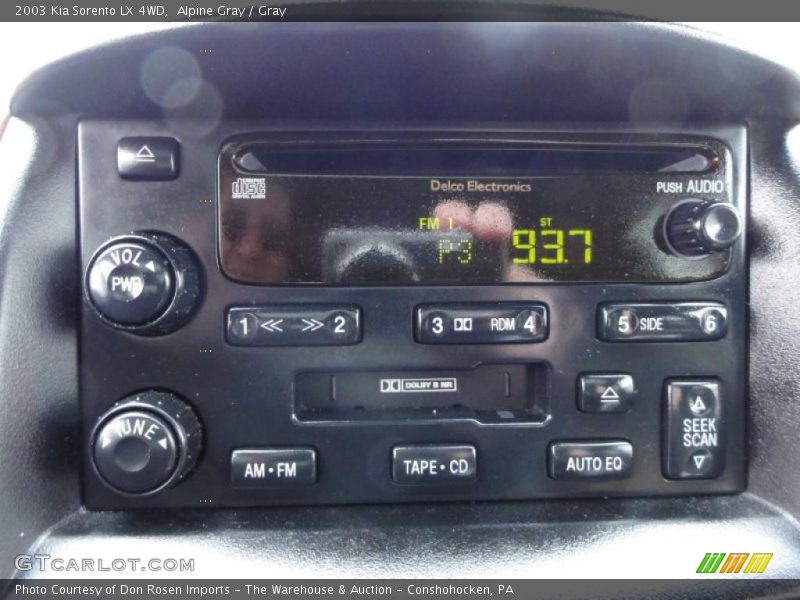 Alpine Gray / Gray 2003 Kia Sorento LX 4WD