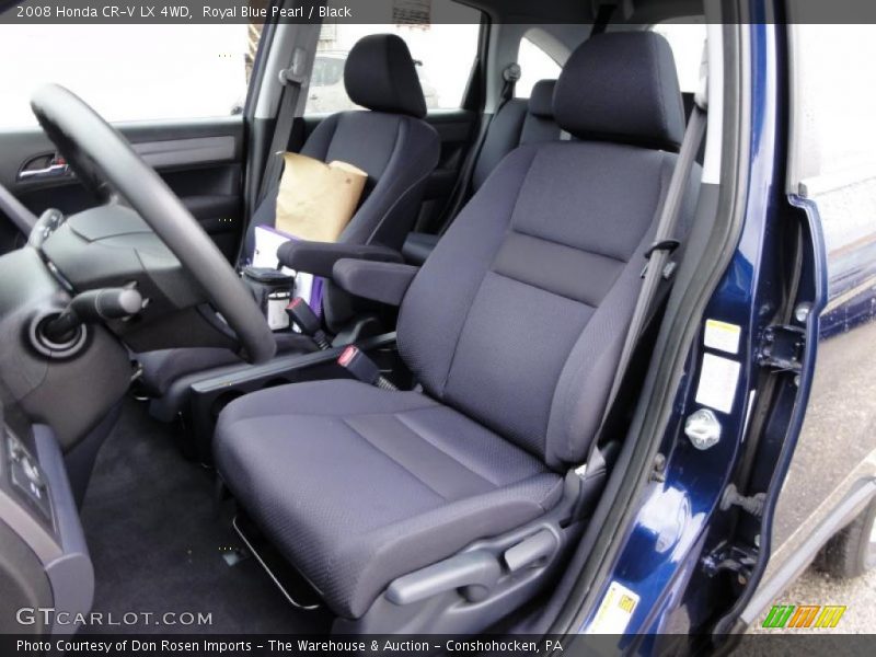 Royal Blue Pearl / Black 2008 Honda CR-V LX 4WD