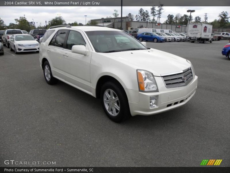 White Diamond Pearl / Light Gray 2004 Cadillac SRX V6