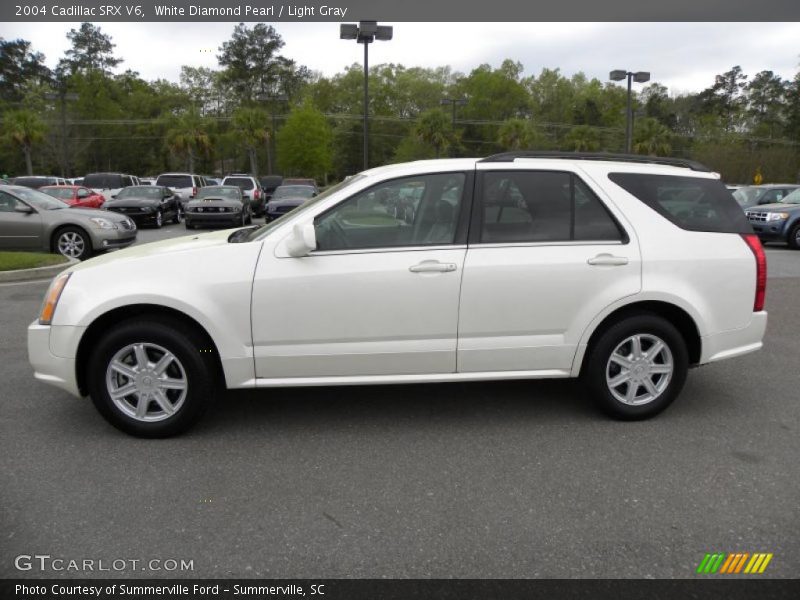 White Diamond Pearl / Light Gray 2004 Cadillac SRX V6