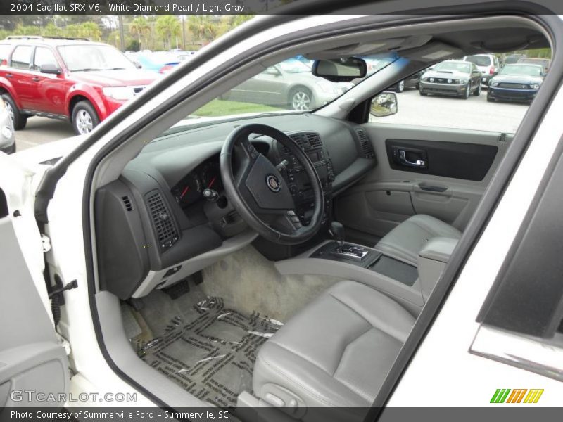 White Diamond Pearl / Light Gray 2004 Cadillac SRX V6