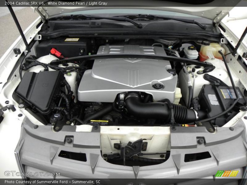 White Diamond Pearl / Light Gray 2004 Cadillac SRX V6