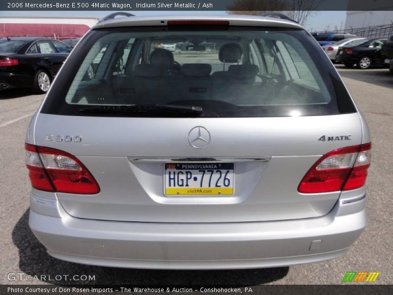 Iridium Silver Metallic / Ash 2006 Mercedes-Benz E 500 4Matic Wagon