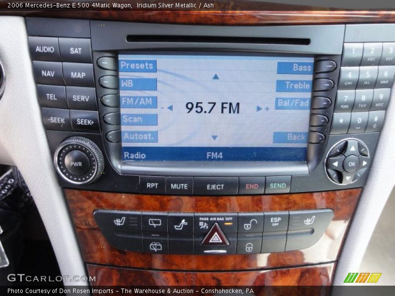 Controls of 2006 E 500 4Matic Wagon