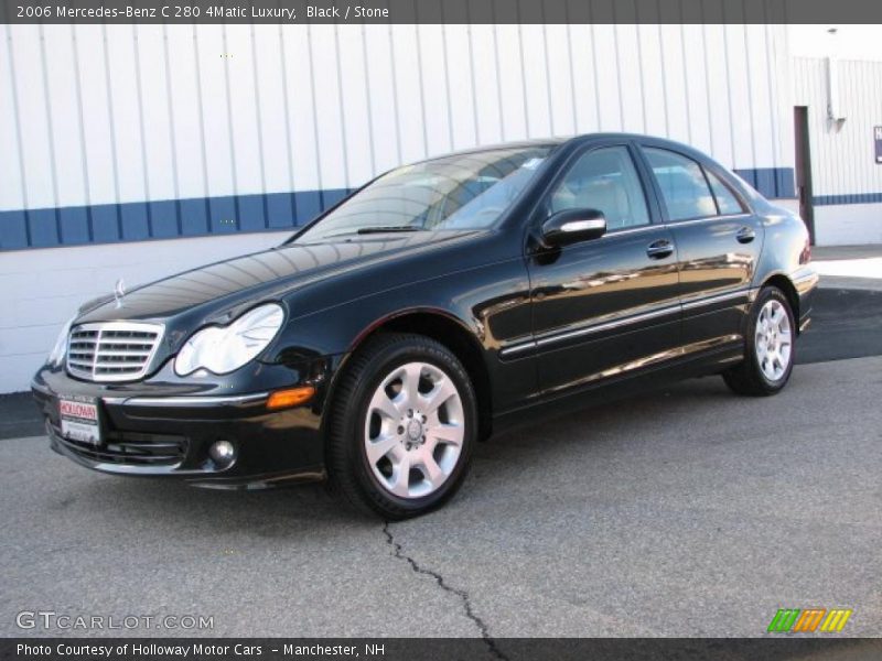 Black / Stone 2006 Mercedes-Benz C 280 4Matic Luxury