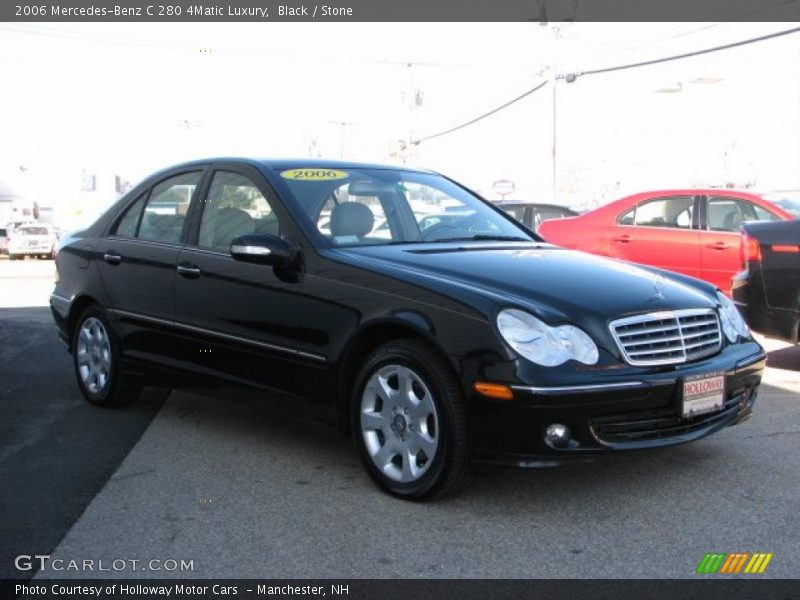 Black / Stone 2006 Mercedes-Benz C 280 4Matic Luxury