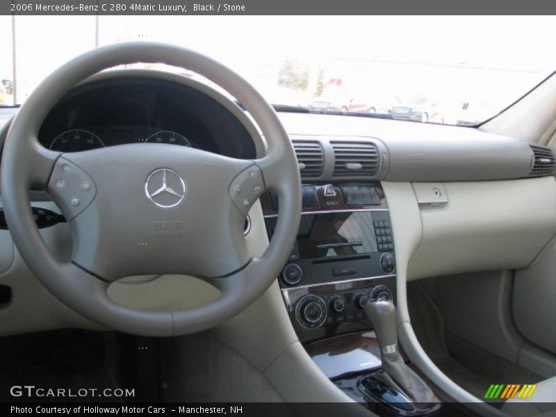 Black / Stone 2006 Mercedes-Benz C 280 4Matic Luxury