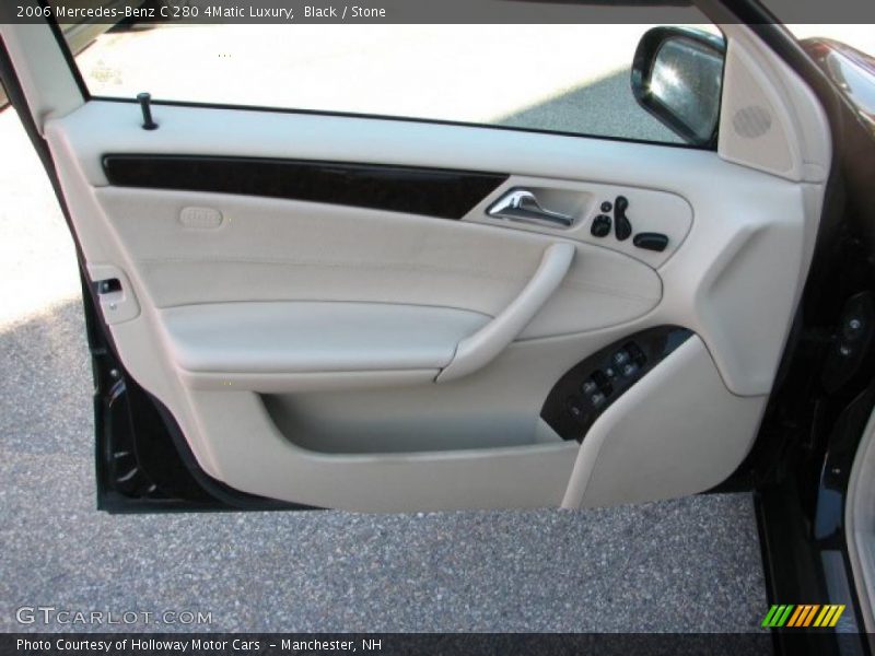 Black / Stone 2006 Mercedes-Benz C 280 4Matic Luxury