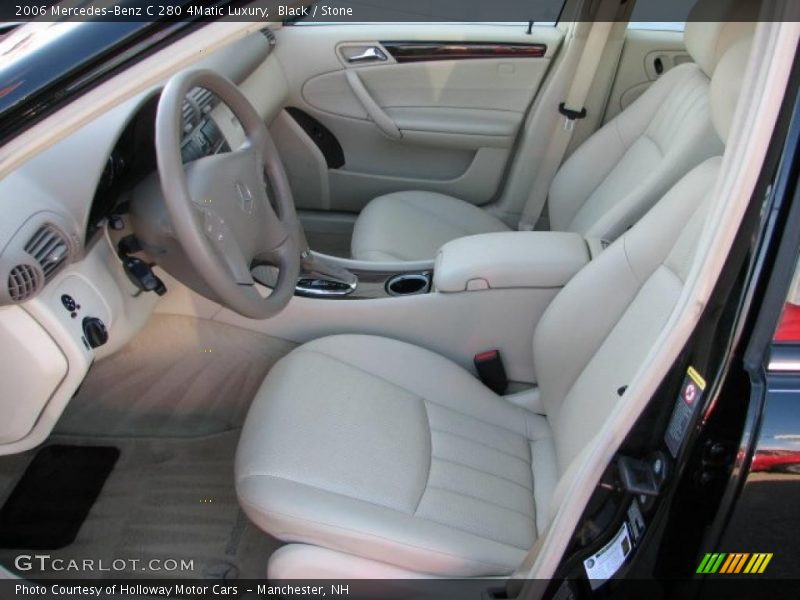 Black / Stone 2006 Mercedes-Benz C 280 4Matic Luxury
