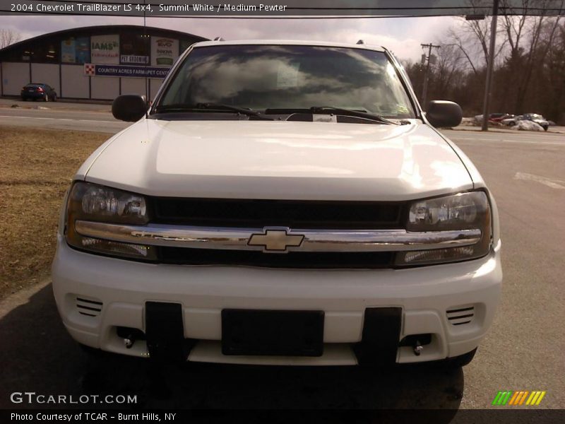 Summit White / Medium Pewter 2004 Chevrolet TrailBlazer LS 4x4
