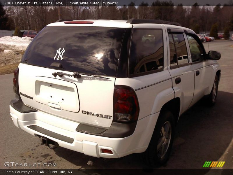 Summit White / Medium Pewter 2004 Chevrolet TrailBlazer LS 4x4