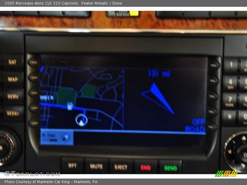 Pewter Metallic / Stone 2005 Mercedes-Benz CLK 320 Cabriolet