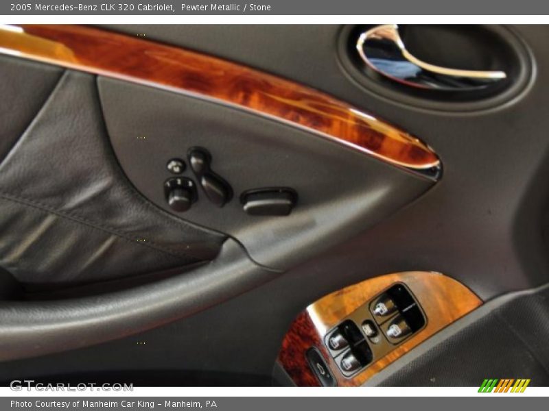 Pewter Metallic / Stone 2005 Mercedes-Benz CLK 320 Cabriolet