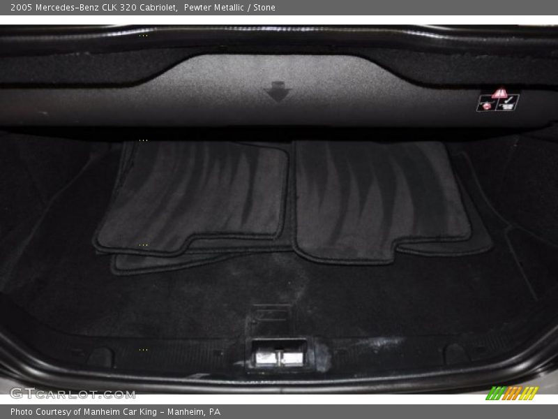 Pewter Metallic / Stone 2005 Mercedes-Benz CLK 320 Cabriolet
