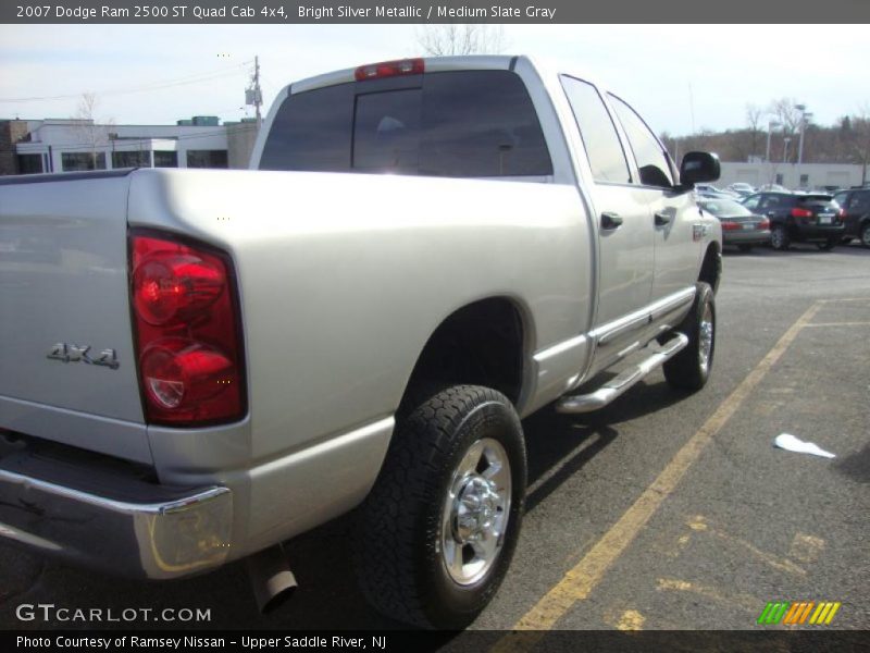 Bright Silver Metallic / Medium Slate Gray 2007 Dodge Ram 2500 ST Quad Cab 4x4