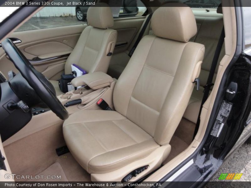 Jet Black / Sand 2004 BMW 3 Series 330i Coupe