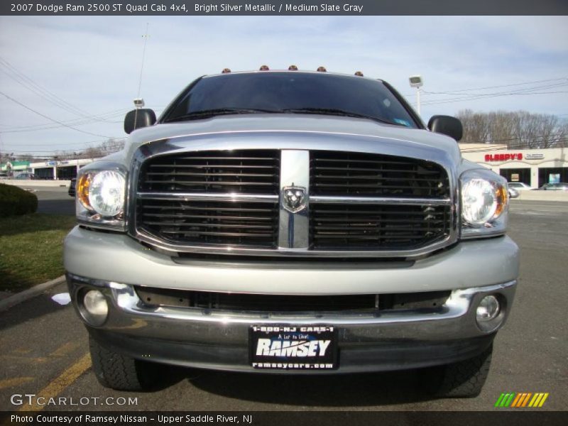 Bright Silver Metallic / Medium Slate Gray 2007 Dodge Ram 2500 ST Quad Cab 4x4