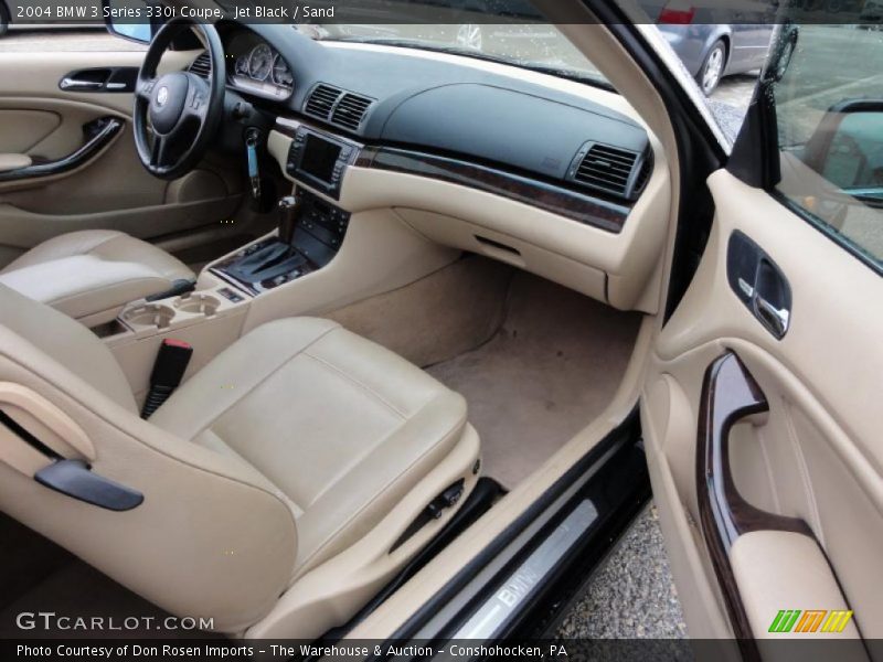 Jet Black / Sand 2004 BMW 3 Series 330i Coupe