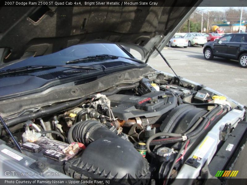Bright Silver Metallic / Medium Slate Gray 2007 Dodge Ram 2500 ST Quad Cab 4x4