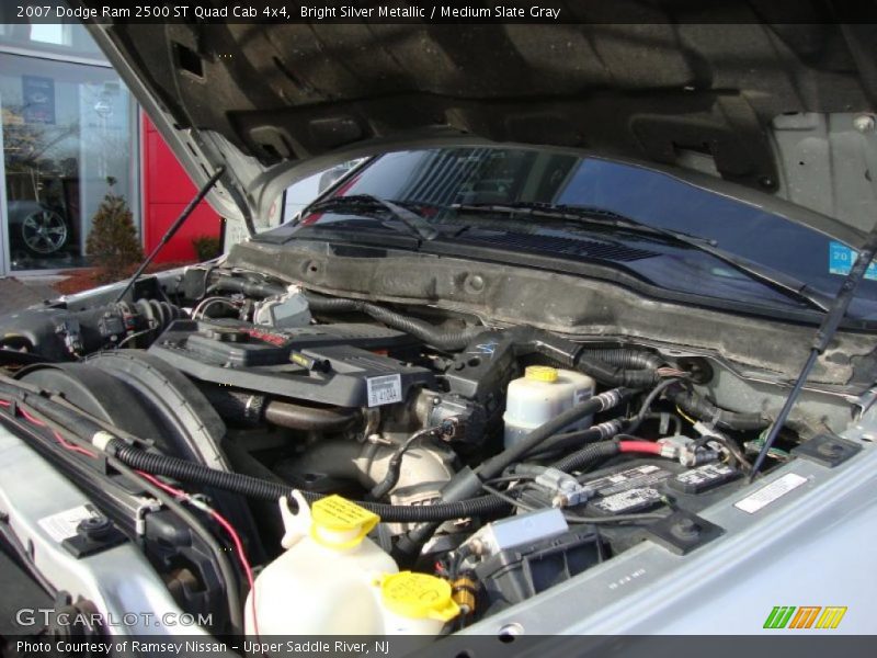 Bright Silver Metallic / Medium Slate Gray 2007 Dodge Ram 2500 ST Quad Cab 4x4