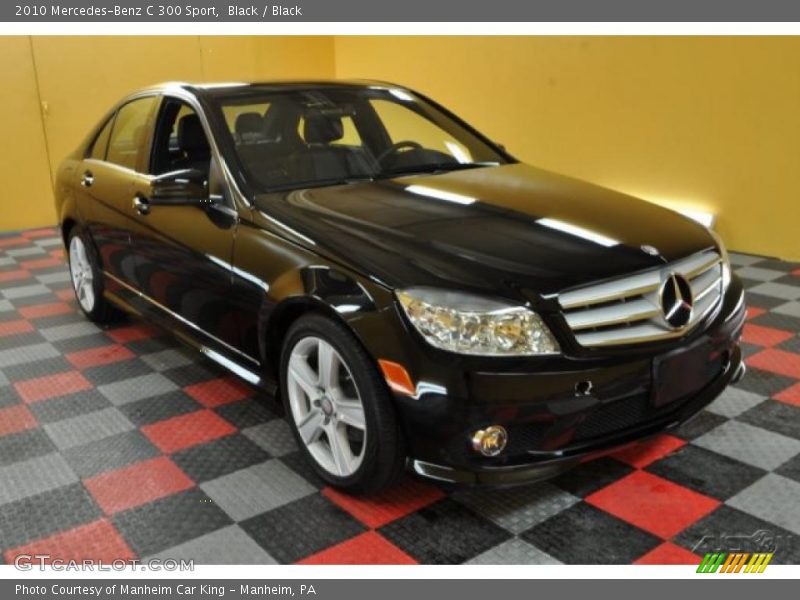 Black / Black 2010 Mercedes-Benz C 300 Sport